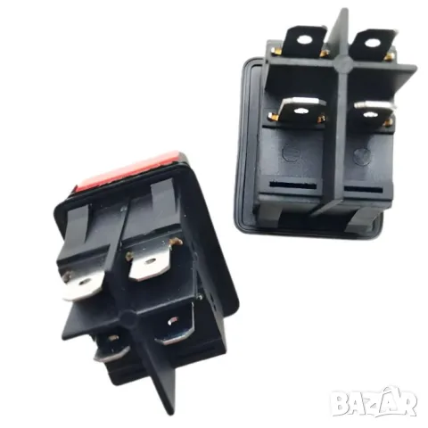 Двоен бутон ON/OFF 12V/24V 15A за панелен монтаж, снимка 4 - Аксесоари и консумативи - 55865633