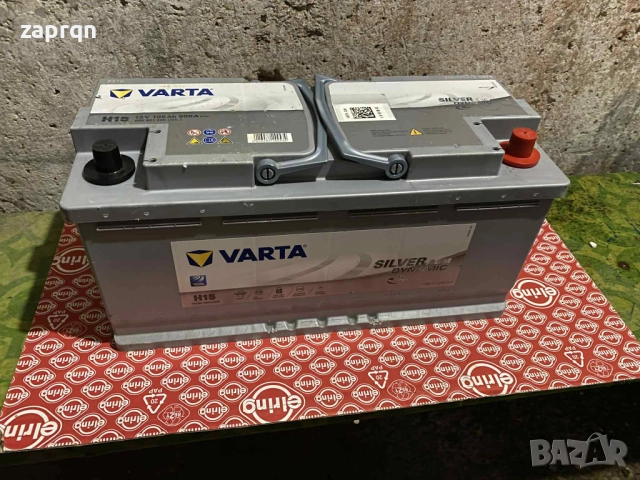 Нов акумулатор Варта/Varta Silver AGM/АГМ 105 амп/ч 950 А с гаранция