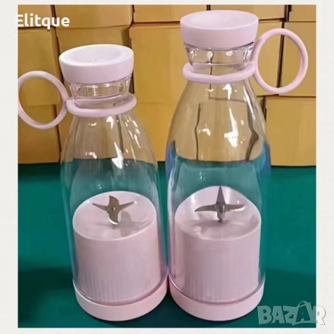 Електрическа мини преносима сокоизстисквачка с удобен дизайн , снимка 7 - Блендери - 52905921