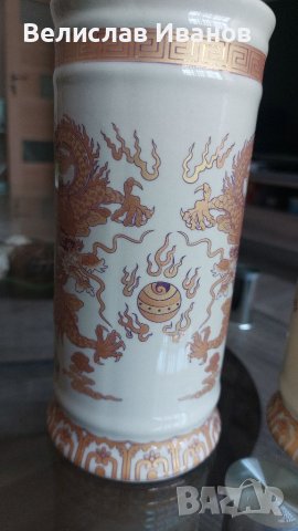 Комплект виетнамски порцеланови вази, снимка 2 - Колекции - 40975902