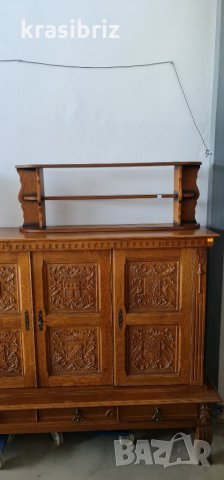 Дървена етажерка-масивна, снимка 2 - Етажерки - 34537086