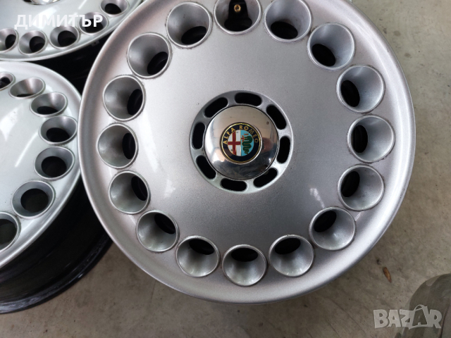 4 бр.метални джанти с тазове за Алфа Ромео 5Х98:15-ки :5х114,3 :6,5JX15:ЕТ41,5, снимка 3 - Гуми и джанти - 44836619