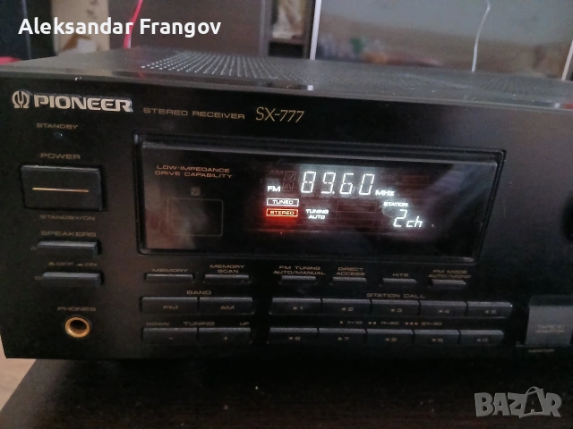 ресивър PIONEER SX 777 made in Japan , снимка 2 - Ресийвъри, усилватели, смесителни пултове - 52972296