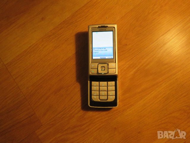 плъзгащ телефон, телефон слайд с копчета NOKIA 6270, НОКИА 6270 - 2005 г. - работещ.