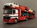 Mercedes Actros 1835 MP1 Kässbohrer SuperTrans Herpa 1:87 Автовоз, снимка 2