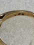 Златен дамски пръстен с брилянт 0.25 карата,злато проба 375, снимка 7