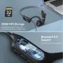 Слушалки за плуване с костна проводимост, Bluetooth 5.3 слушалки с отворени уши, IP68 водоустойчивос, снимка 5