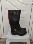 Стилни черни гумени ботуши, снимка 3