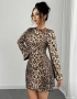 Дамска модерна рокля леопардов , снимка 15