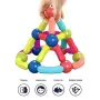 Магнитен конструктор игра Construction, Sticks Building многоцветна, 58 части, снимка 5