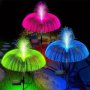 Соларна лампа медуза,7 цвята, снимка 1 - Соларни лампи - 41749222