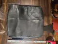 мъжка чанта за през рамо -борсета естествена кожа в черен цвят., снимка 1