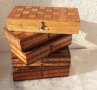 Стари кутии за шах, стара дървена кутия, 5 бр, снимка 2