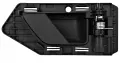 9143.95 Вътрешна дръжка за врата CITROEN BERLINGO, PEUGEOT PARTNER, Дясна врата, черна, снимка 1