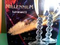 Колекционерски Френски Кристални Чаши-Luminarc Millennium 2000 , снимка 9