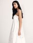 Нова елегантна дълга памучна рокля 100% памук теменушки , снимка 4