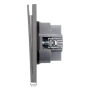 Троен електрически ключ 9225-03, Slim, Мат, Схема 1, 10А, 250V, За вграждане, IP20, Сив , снимка 4
