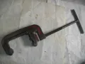 4" Цола Немски Масивен ТРЪБОРЕЗ за рязане на стоманени тръби ALARM  ОТЛИЧЕН 65см/4,5 кг Захват 14см, снимка 10