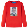 Детска тениска с дълъг ръкав, червена, 140（SKU:13288, снимка 1 - Детски тениски и потници - 44732418