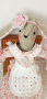 Зайче ръчна изработка с рокля и обувки, подарък за момиче, подарък за дете, снимка 12