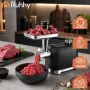 Eлектрическа месомелачка / Месомелачка с пълначка / Мелачка за месо 2400W – с реверс, снимка 3