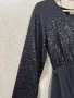 Черна рокля с паети - S/M, снимка 5