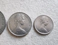 Австралия. Лот .5, 10 ,20, 50 цента. 4  бройки. С ликът на Елизабет II , като млада., снимка 8
