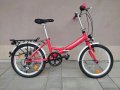 Продавам колела внос от Германия двойно сгъваем велосипед CHRISSON 20 цола, снимка 1 - Велосипеди - 35907456