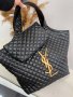 Луксозна Черна чанта  YSL код DS12q103, снимка 2