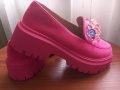 Нови дамски обувки цикламено розово, снимка 3