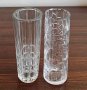 Кристална; стъклена ваза - 24,5 см, снимка 1 - Вази - 41407093