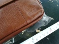 КАФЯВА КОЖЕНА ЧАНТА 1907251805, снимка 14