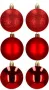 Комплект от 6 броя коледни топки, 4 см., снимка 5