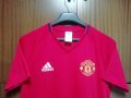 Manchester United Adidas оригинална памучна тениска фланелка Манчесътр Юнайтед Размер М , снимка 3