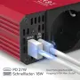 Автомобилен инвертор и зарядно устройство ALLWEI 300W (12V към 230V), снимка 7