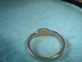 СТАР МАЙСТОРСКА ИЗРАБОТКА ПОСРЕБРЕН ПРЪСТЕН БЛАГОРОДНА НЕРЪЖДАЕМА СТОМАНА ВИНТИДЖ АРТ БИЖУ 25812, снимка 10