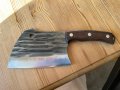 Нов Кухненски Нож Въглеродна Стомана Дървена Дръжка готвене дом кухня, снимка 8