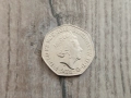 Монета 2018 Великобритания 50 pence 50p (1918 People act) - Elizabeth II, снимка 4