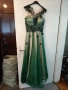 бална рокля зелен цвят. запазена , снимка 2