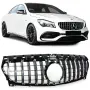 Хром/черна решетка тип GT за Mercedes CLA W117, снимка 1