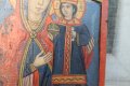 Централна част от българска икона триптих , снимка 6