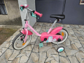 Детско колело за момиче розово с Еднорог 14 цола, снимка 1 - Велосипеди - 44509034
