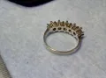 АВТОРСКИ СКЪПОЦЕНЕН СРЕБЪРЕН ПРЪСТЕН СРЕБРО 925 с ПЕЧАТ на БИЖУТЕРА и ФАСЕТИРАНИ СКЪПИ ЦИРКОНИ 50131, снимка 6