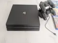 🎮 PS4 Pro 1TB + 2 оригинални DualShock 4 + 17 игри + стойка за зареждане, снимка 1