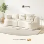 Триместен диван HOMCOM, 260 см шенилна тапицерия, снимка 8
