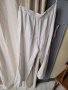 Бял ЛЕНЕН панталон,широки крачоли,висока талия- 44/46 , снимка 12