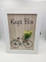 Кутия за ключове колело дървена , снимка 1 - Декорация за дома - 41793873