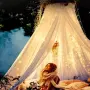 Коледна LED завеса 3 х 3 м с 300 LED лампички и дистанционно, снимка 2