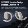 ZIPFORCE безжични слушалки Bluetooth 5.4 с ENC и IPX6, бежови, снимка 7