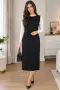 Черна елегантна рокля Zara, снимка 4